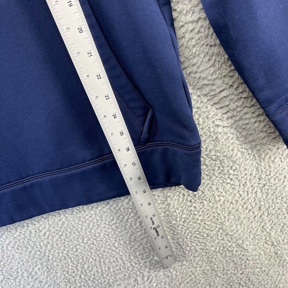 Under Armour Notre Dame Sweatshirt Men's Small Blue Graphic Hoodie Storm Logo - Picture 3 of 10